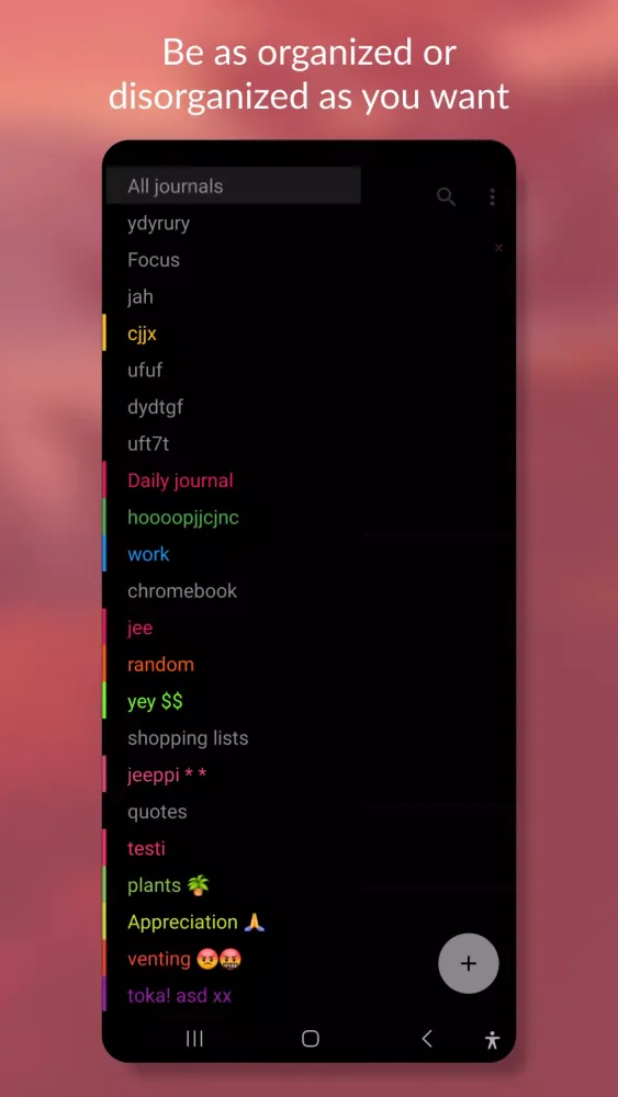 تصاویر Simple Journal