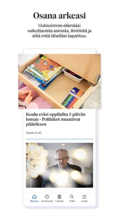 Vantaan Sanomat 스크린샷