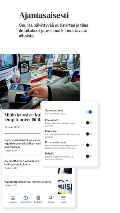 Vantaan Sanomat 스크린샷