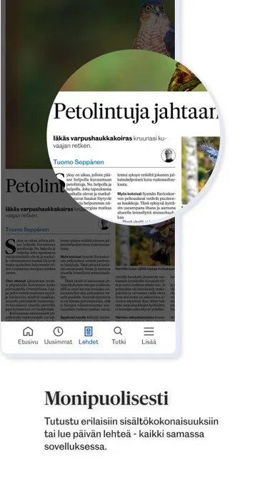 Vantaan Sanomat 스크린샷