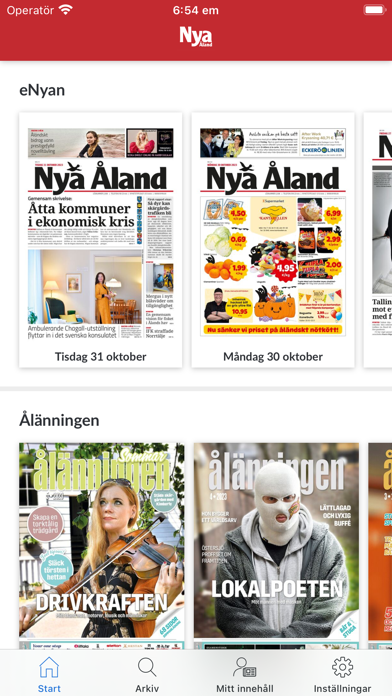 Nya Åland سکرین شاٹس
