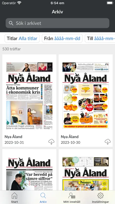 Screenshot di Nya Åland