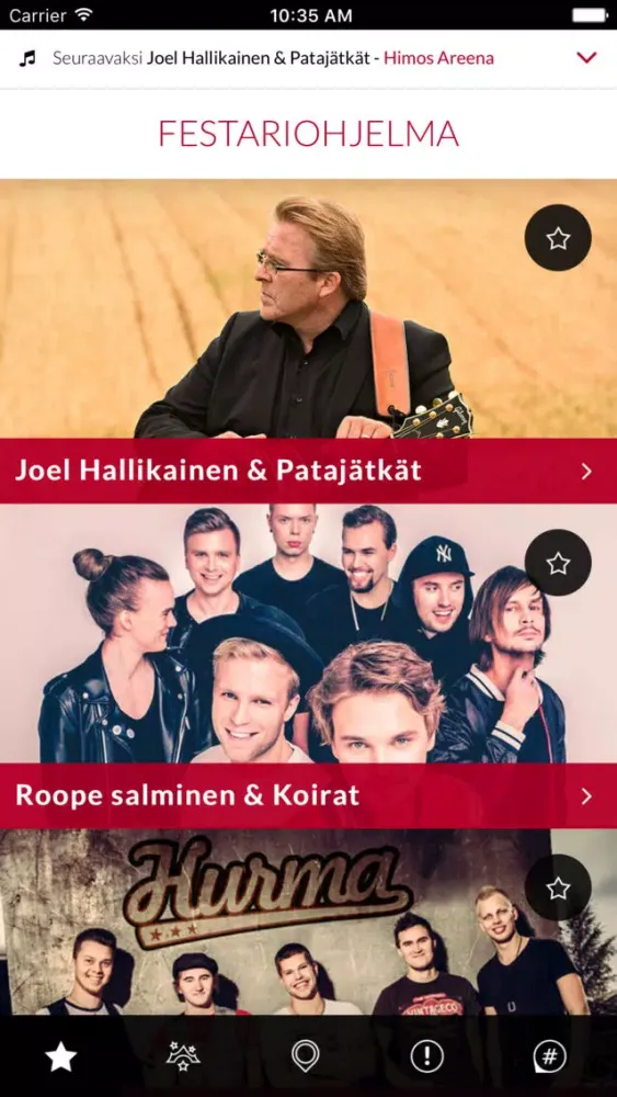 Ảnh chụp màn hình của Iskelmä Festival
