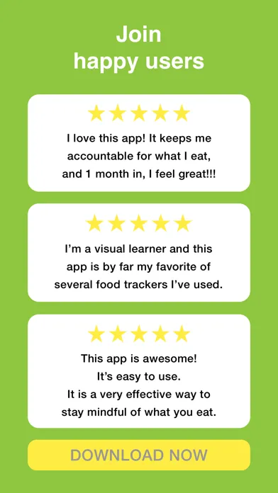 Ảnh chụp màn hình của Food Diary See How You Eat App