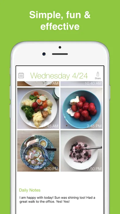 Ảnh chụp màn hình của Food Diary See How You Eat App