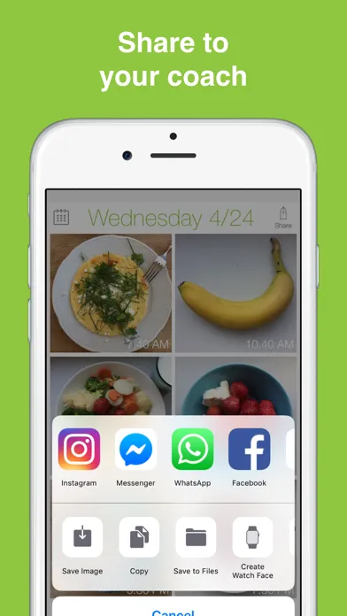Ảnh chụp màn hình của Food Diary See How You Eat App