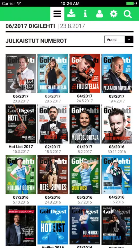 Golf Digest Suomi應用截圖