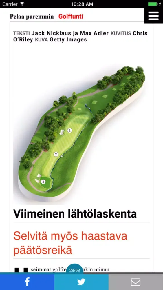 Golf Digest Suomi應用截圖