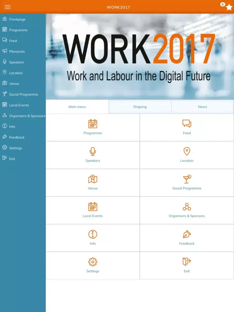 WORK2017 iPad  Screenshots