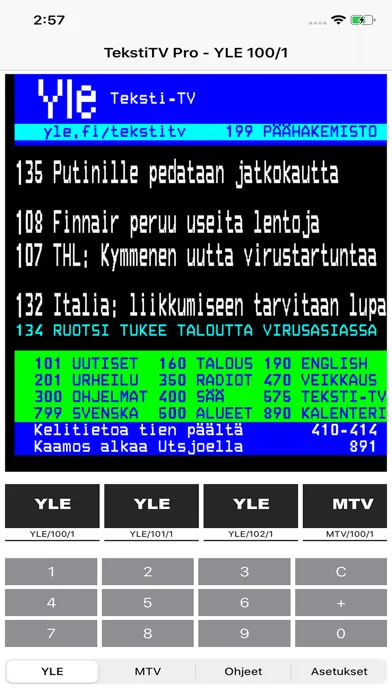 TekstiTV Ekran Görüntüleri