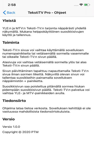 TekstiTV Ekran Görüntüleri