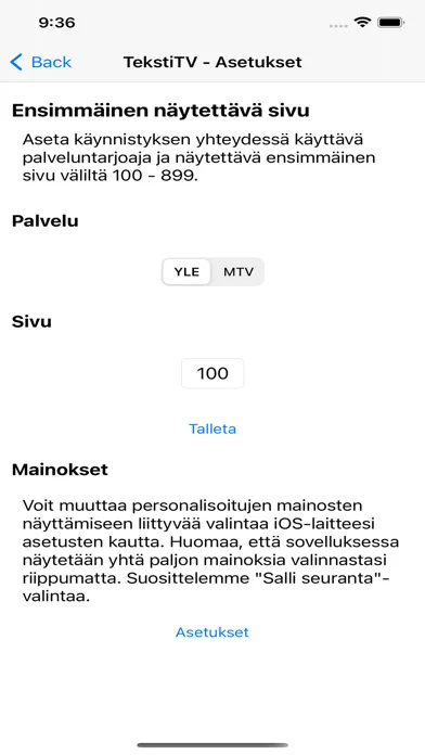 TekstiTV Ekran Görüntüleri