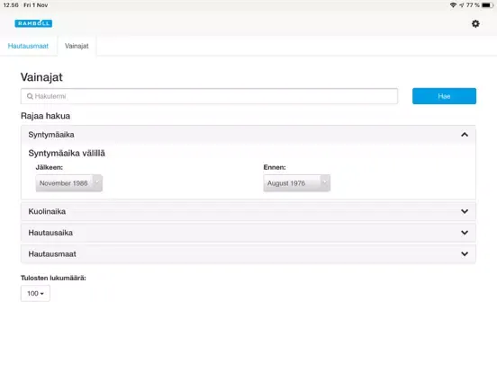 Mobiilihautausmaa iPad  سکرین شاٹس