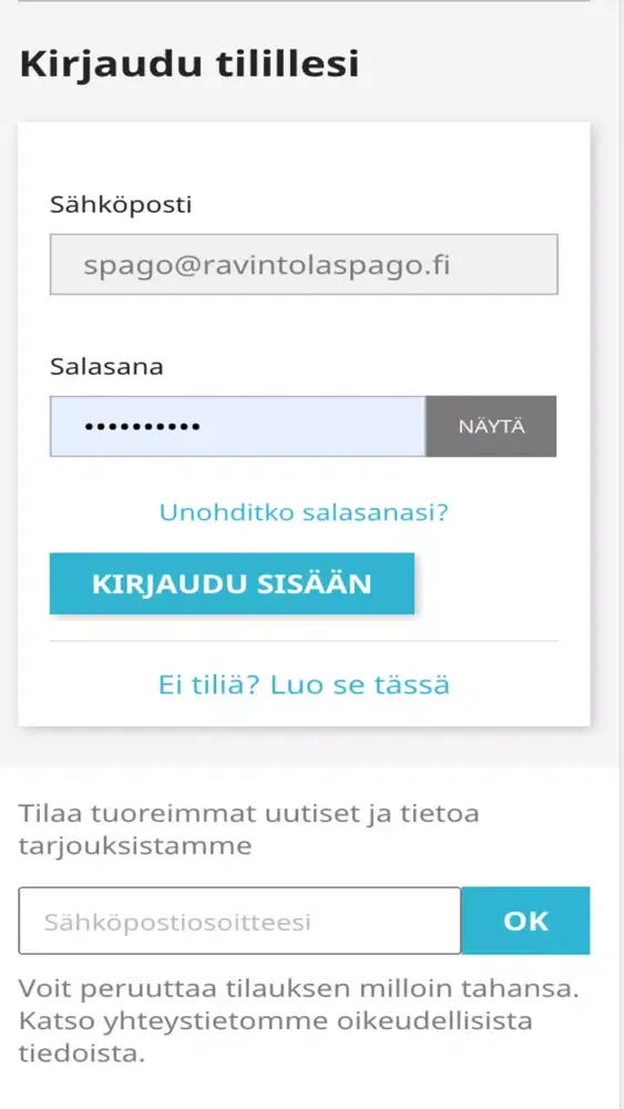 تصاویر Ravintola Spago
