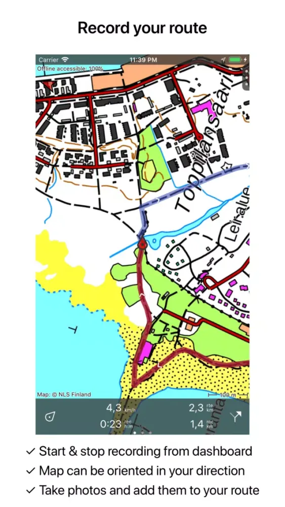 Screenshot di Topo GPS Finland