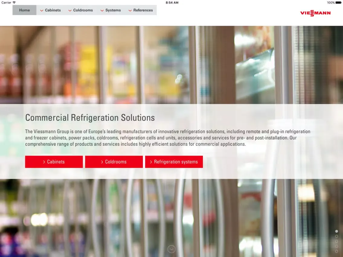 Viessmann Refrigeration Systems Product Catalogue iPad  Ekran Görüntüleri