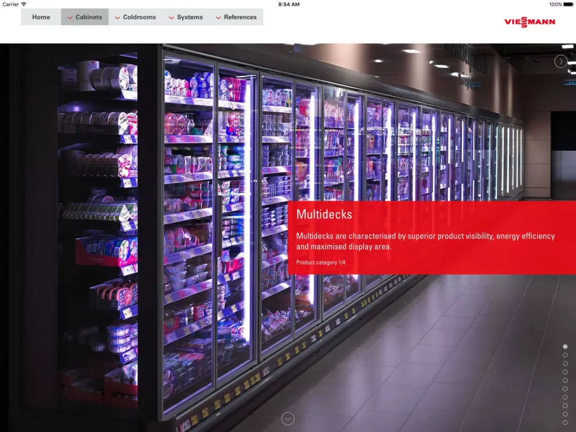 Viessmann Refrigeration Systems Product Catalogue iPad  Ekran Görüntüleri