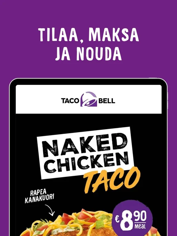 Taco Bell Suomi iPad  Ekran Görüntüleri