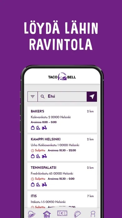 Taco Bell Suomi Ekran Görüntüleri