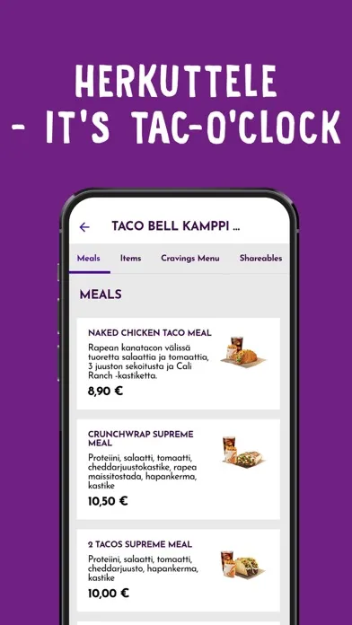 Taco Bell Suomi Ekran Görüntüleri
