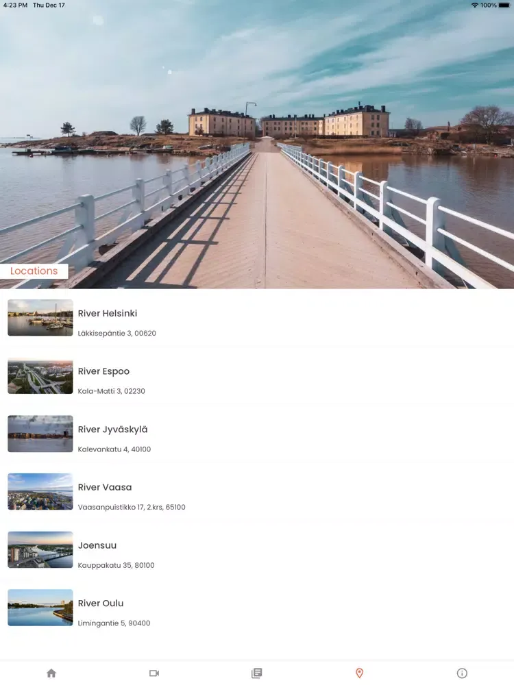 Rivers App iPad 應用截圖