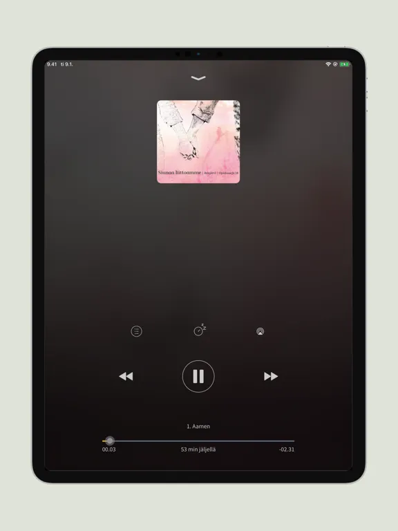 Ảnh chụp màn hình của Kuule! iPad 