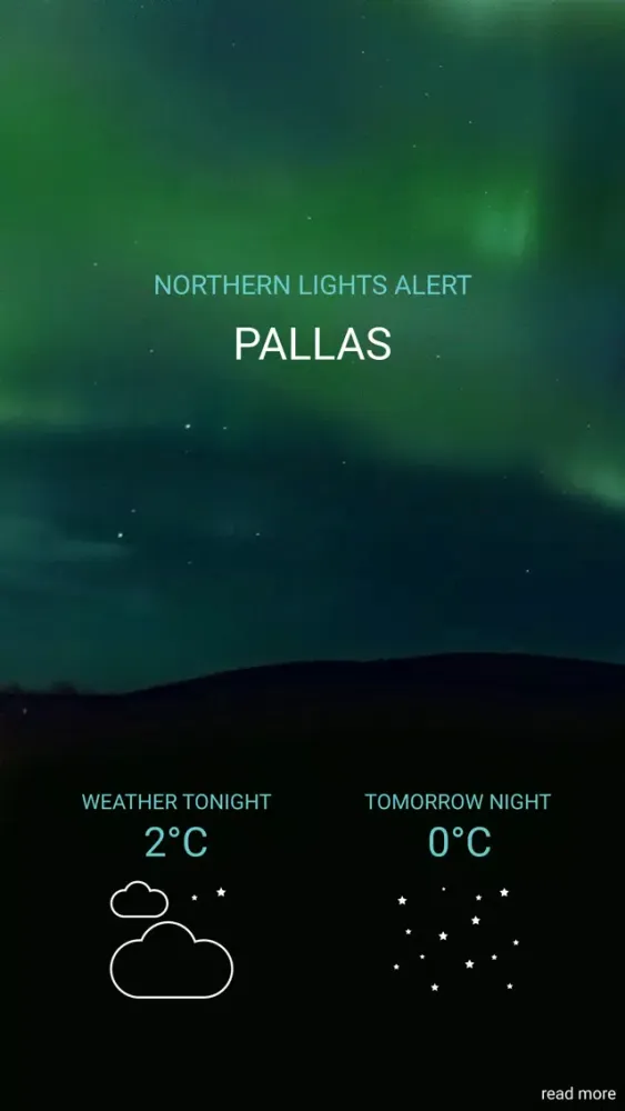 Northern Lights Alert Pallas应用截图