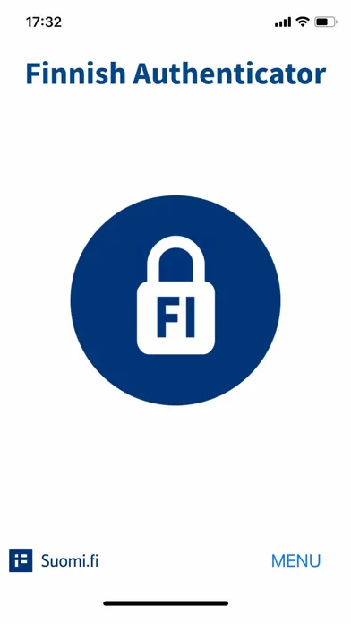 Tangkapan layar Finnish Authenticator