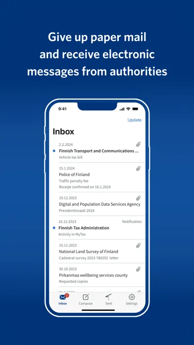 Tangkapan layar Suomi.fi