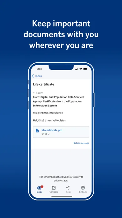Tangkapan layar Suomi.fi