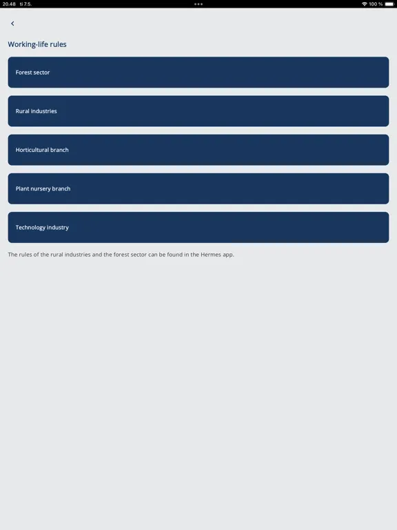 Teollisuusliiton Hermes iPad  स्क्रीनशॉट