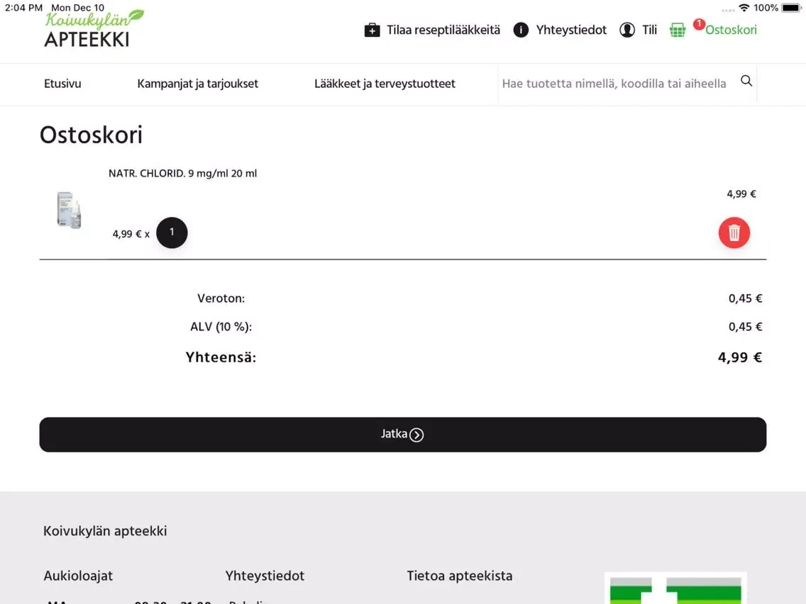 Apteekki / Apotek iPad  스크린샷