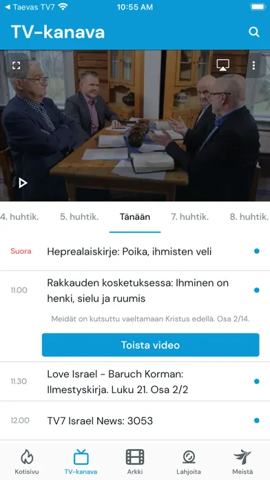 Captures d'écran de Taivas TV7