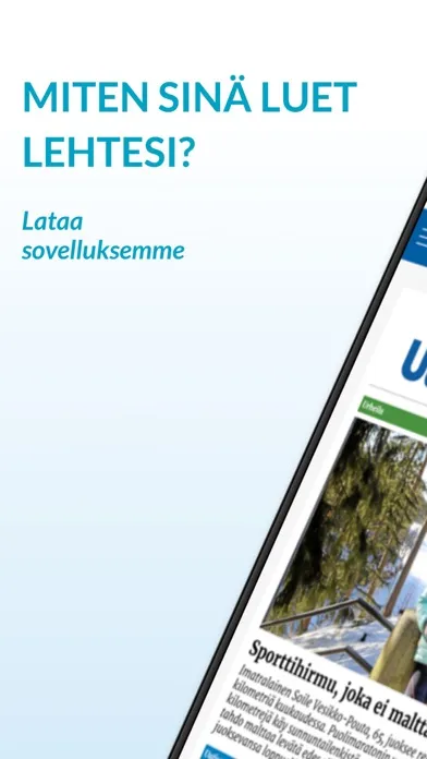 Скриншоты Uutisvuoksi, päivän lehti
