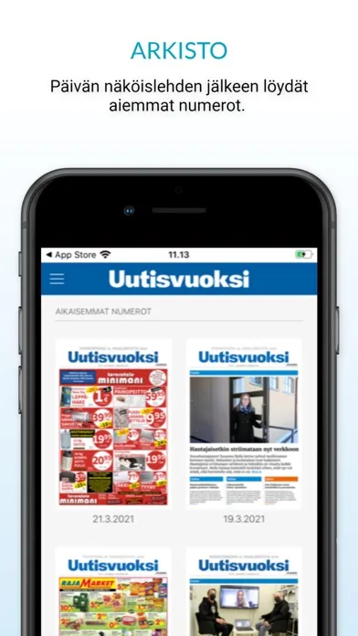 Скриншоты Uutisvuoksi, päivän lehti