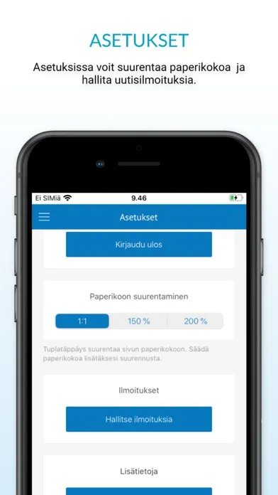 Скриншоты Uutisvuoksi, päivän lehti