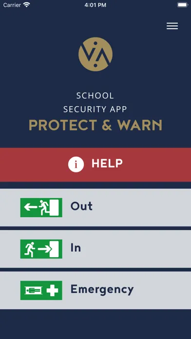 ภาพหน้าจอของ Protect & Warn
