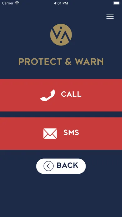 ภาพหน้าจอของ Protect & Warn