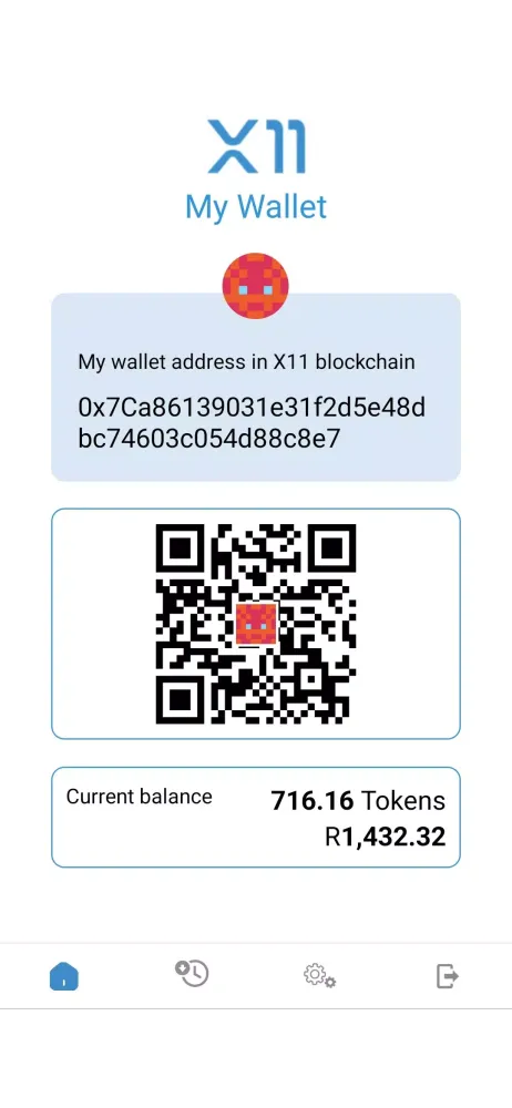 Screenshot di X11 Smart Contracts