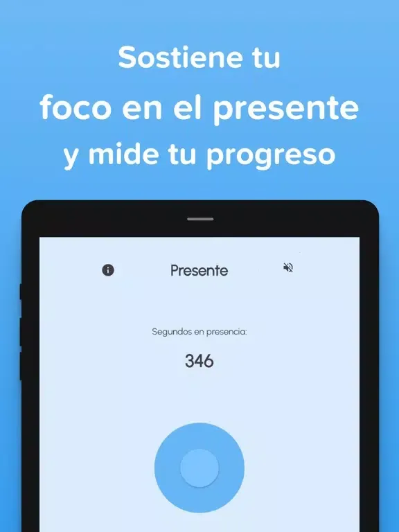 Capturas de pantalla de Presente: Respiración a medida iPad 