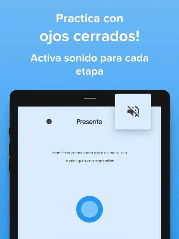 Capturas de pantalla de Presente: Respiración a medida iPad 