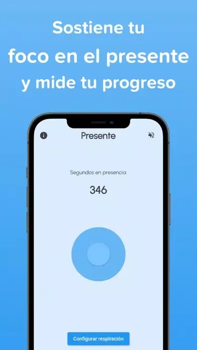 Capturas de pantalla de Presente: Respiración a medida