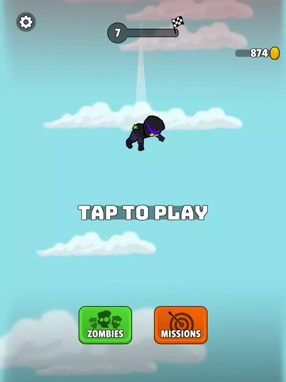Zombie Fall 3D iPad 应用截图