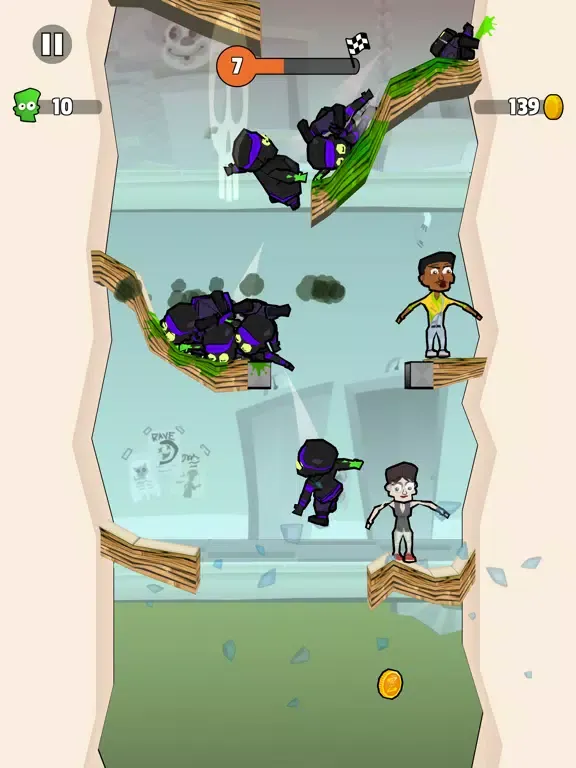 Zombie Fall 3D iPad 应用截图