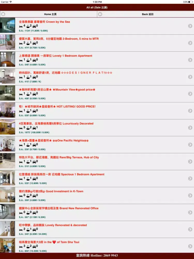 Скриншоты Fidelity Realty iPad 