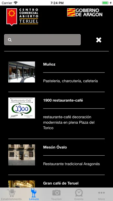 Capturas de tela do Teruel