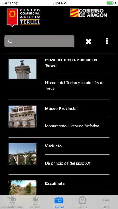 Capturas de tela do Teruel