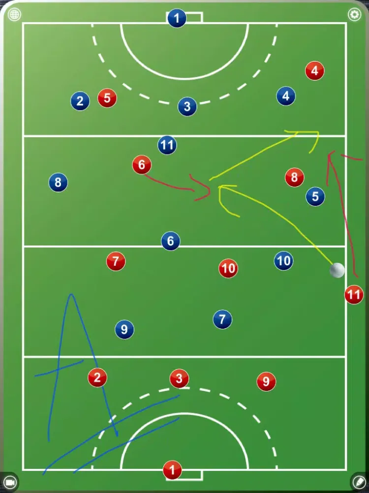 Capturas de tela do FieldHockey Board Free iPad 
