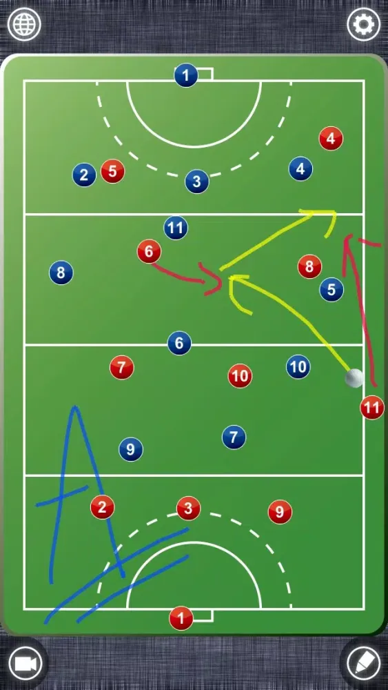 Capturas de tela do FieldHockey Board Free