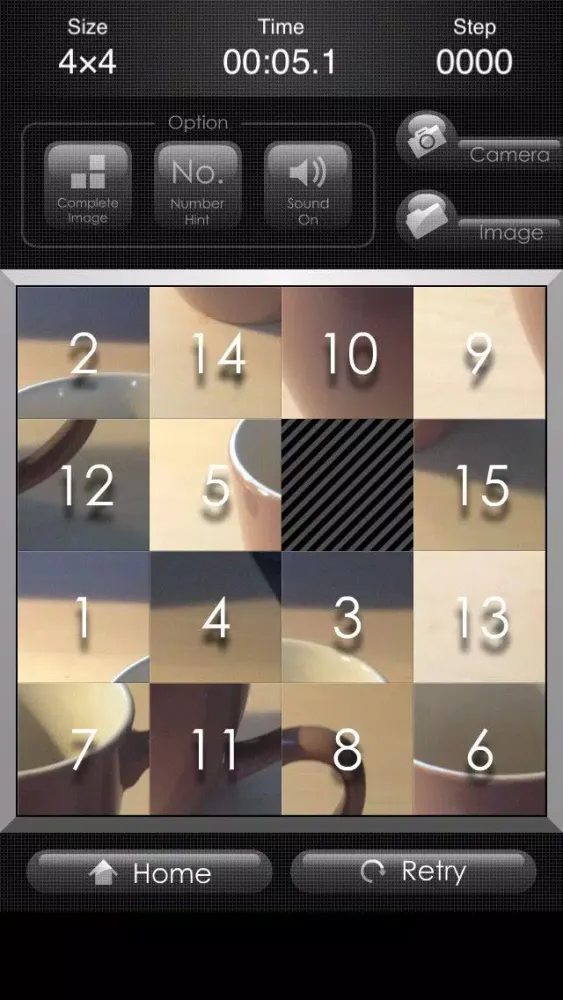 Captures d'écran de 15Puzzle++